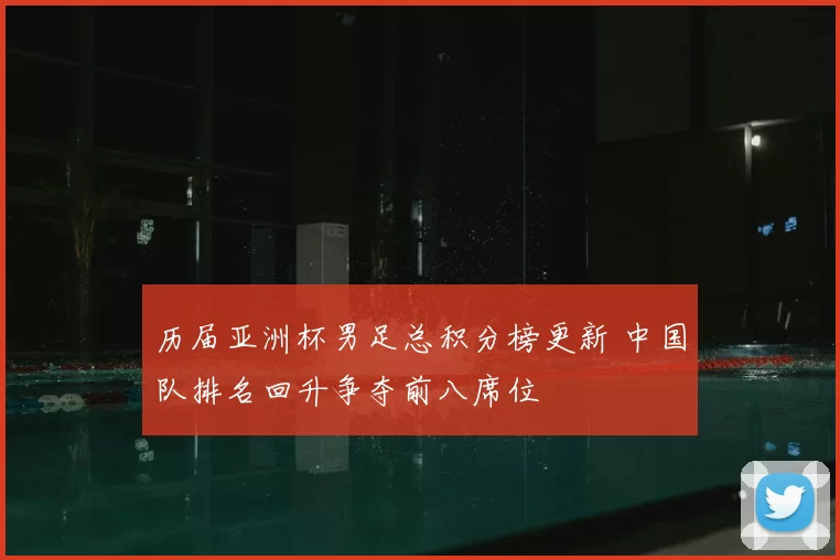 历届亚洲杯男足总积分榜更新 中国队排名回升争夺前八席位